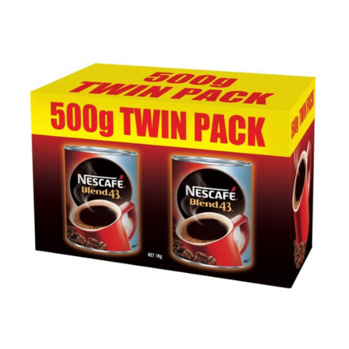 113755-2 (Nescafe Blend 43 Bold & Smooth Twin Pack 500g)
