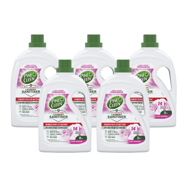 3217649-BX (5 x Pine O Cleen Antibacterial Laundry Sanitiser Floral Sensations 2L)