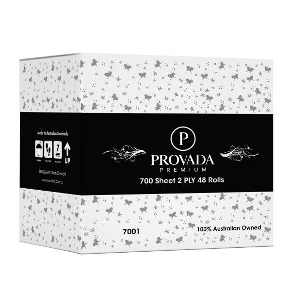 7001 (Provada 2ply Premium Toilet Tissue 700 Sheet x 48 Rolls)