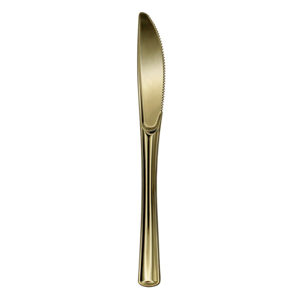 PRGKNIFE (Stainless Steel Look-Alike Heavy Duty Gold Knife 288pcs)