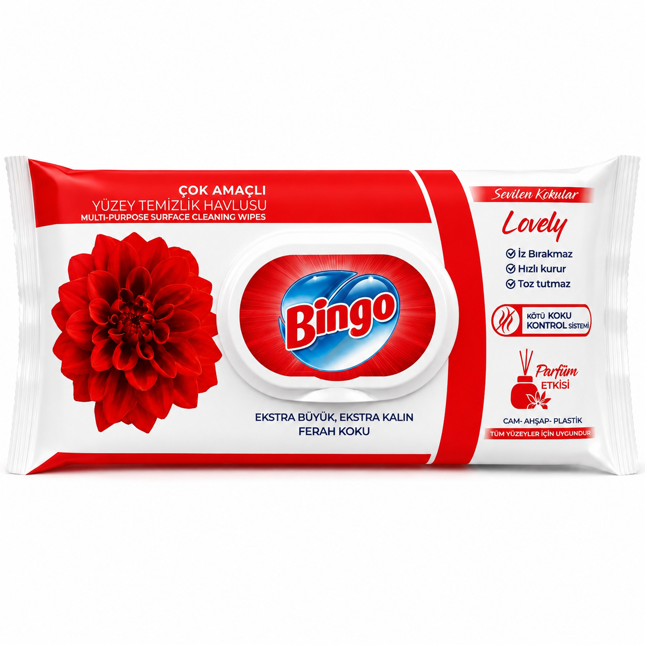 50007847 (Bingo Surface Cleaning Wet Wipes Lovely 96pcs)