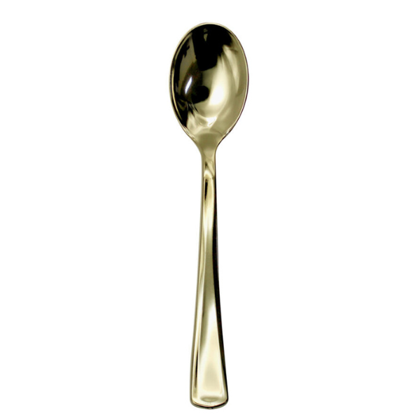 PRGSPOON (Stainless Steel Look-Alike Heavy Duty Gold Spoon 288pcs)